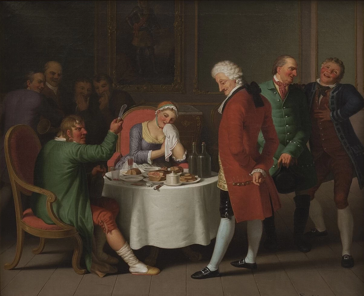 Motivo tratto da Ludvig Holberg - Statens Museum for Kunst, Copenaghen